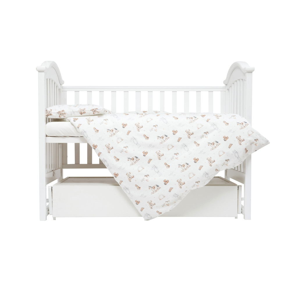 Twins Satin Limited - змінна постільна білизна для ліжечка, 4 елементи • Toys