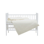 Twins Muslin Print - змінна постіль у ліжечко, 4 елементи • Горошки