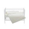 Twins Muslin Print - змінна постіль у ліжечко, 4 елементи • Горошки