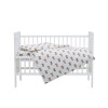Twins Muslin Print - змінна постіль у ліжечко, 4 елементи • Nighty Bears