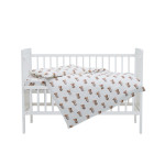 Twins Muslin Print - змінна постіль у ліжечко, 4 елементи • Nighty Bears