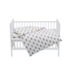 Twins Muslin Print - змінна постіль у ліжечко, 4 елементи • Nighty Bears