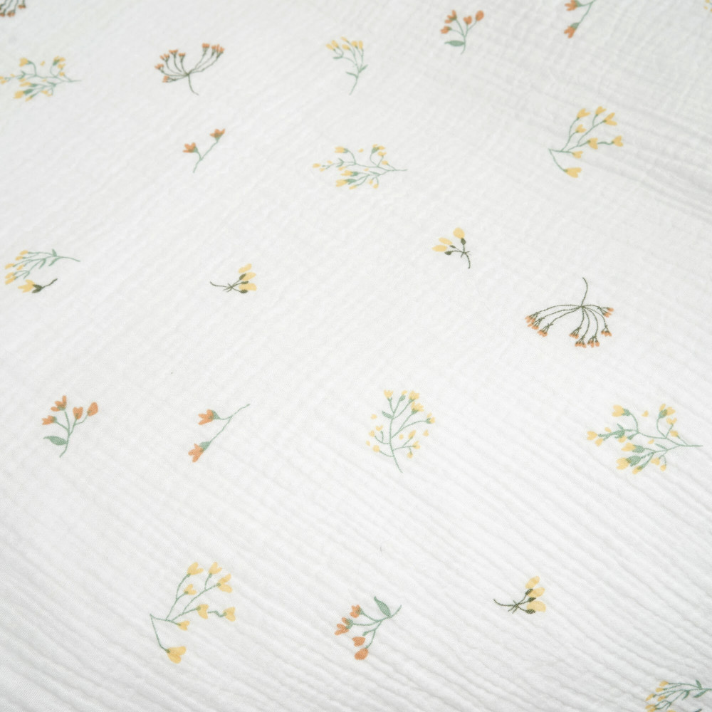 Twins Muslin Print - змінна постіль у ліжечко, 4 елементи • Botanical