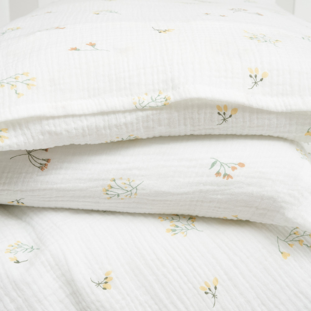 Twins Muslin Print - змінна постіль у ліжечко, 4 елементи • Botanical