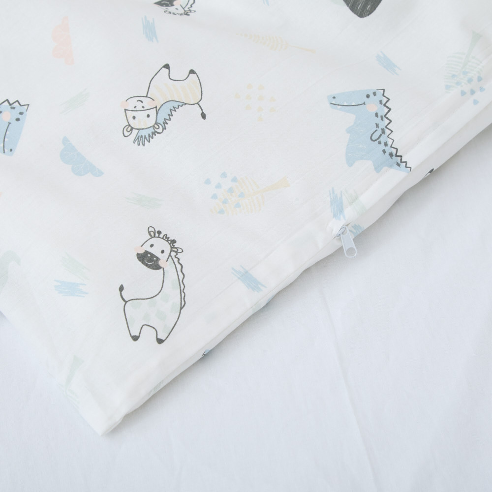 Twins Comfort line - змінна постіль у ліжечко, 3 елементи • Сафарі