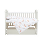 Twins Comfort line - змінна постіль у ліжечко, 3 елементи • Іграшки