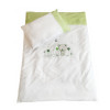 Twins Ведмедик - змінна постіль 3 елементи з шопером • White/green
