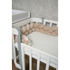 Twins Ego Бампер-косичка трехпрядная 200 см - защита для детской кроватки • Beige