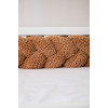 Twins Teddy Бампер-косичка трехпрядная 120 см - защита для детской кроватки • Brown