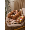 Twins Teddy Бампер-косичка трехпрядная 120 см - защита для детской кроватки • Brown