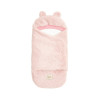Twins Teddy Envelope - демісезонний конверт для новонароджених із вушками • Pink