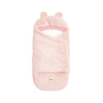 Twins Teddy Envelope - демісезонний конверт для новонароджених із вушками • Pink