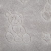 Twins Bear Hugs - плед із велюру та мусліну 100×80 • Сірий