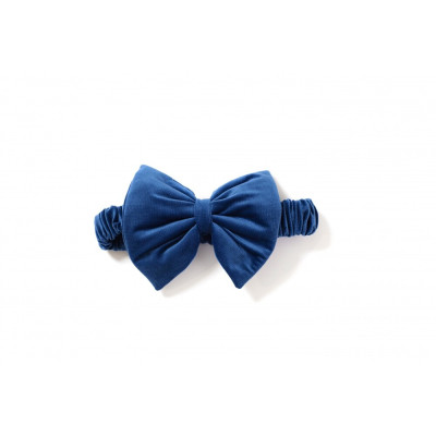 Twins Bear & Velvet Бантик - декор до конверта, на гумці • Dark blue