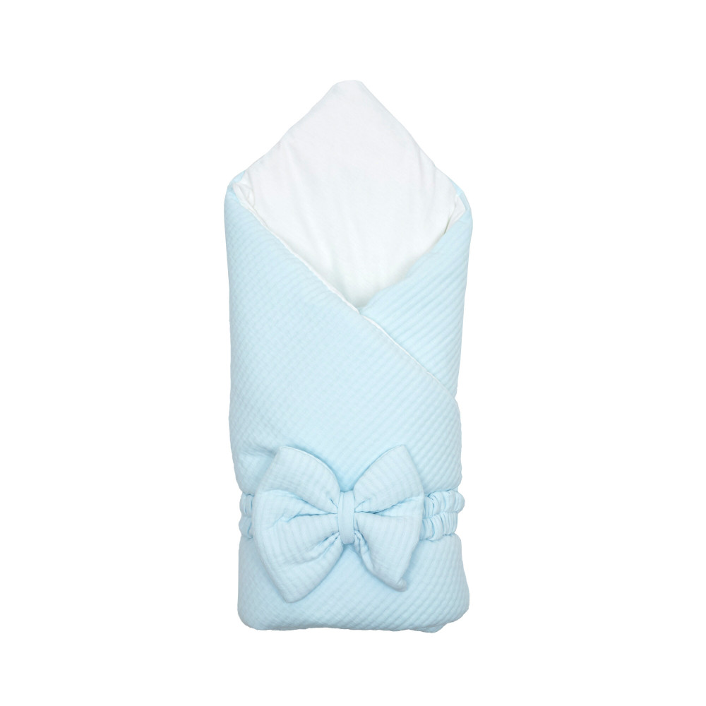 Twins Cotton New - конверт-плед 90 × 90 зі знімним наповнювачем • Blue