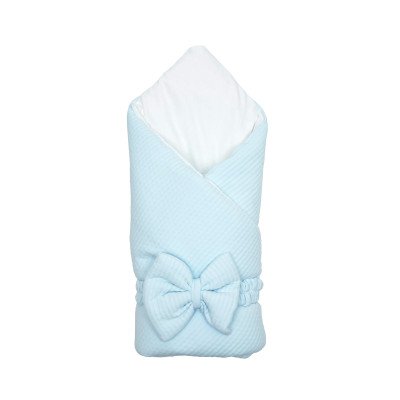 Twins Cotton New - конверт-плед 90 × 90 со съемным наполнителем • Blue Twins Cotton New - конверт-плед 90 × 90 со съемным наполнителем • Blue