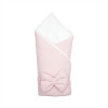 Twins Cotton New - конверт-плед 90 × 90 зі знімним наповнювачем • Baby pink