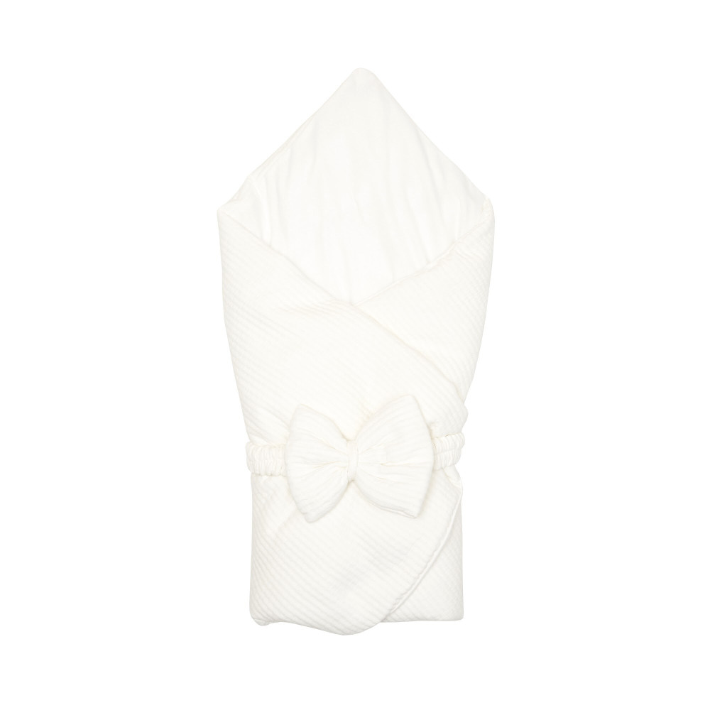 Twins Cotton New - конверт-плед 90 × 90 зі знімним наповнювачем • Ecru