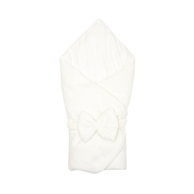 Twins Cotton New - конверт-плед 90 × 90 зі знімним наповнювачем • Ecru