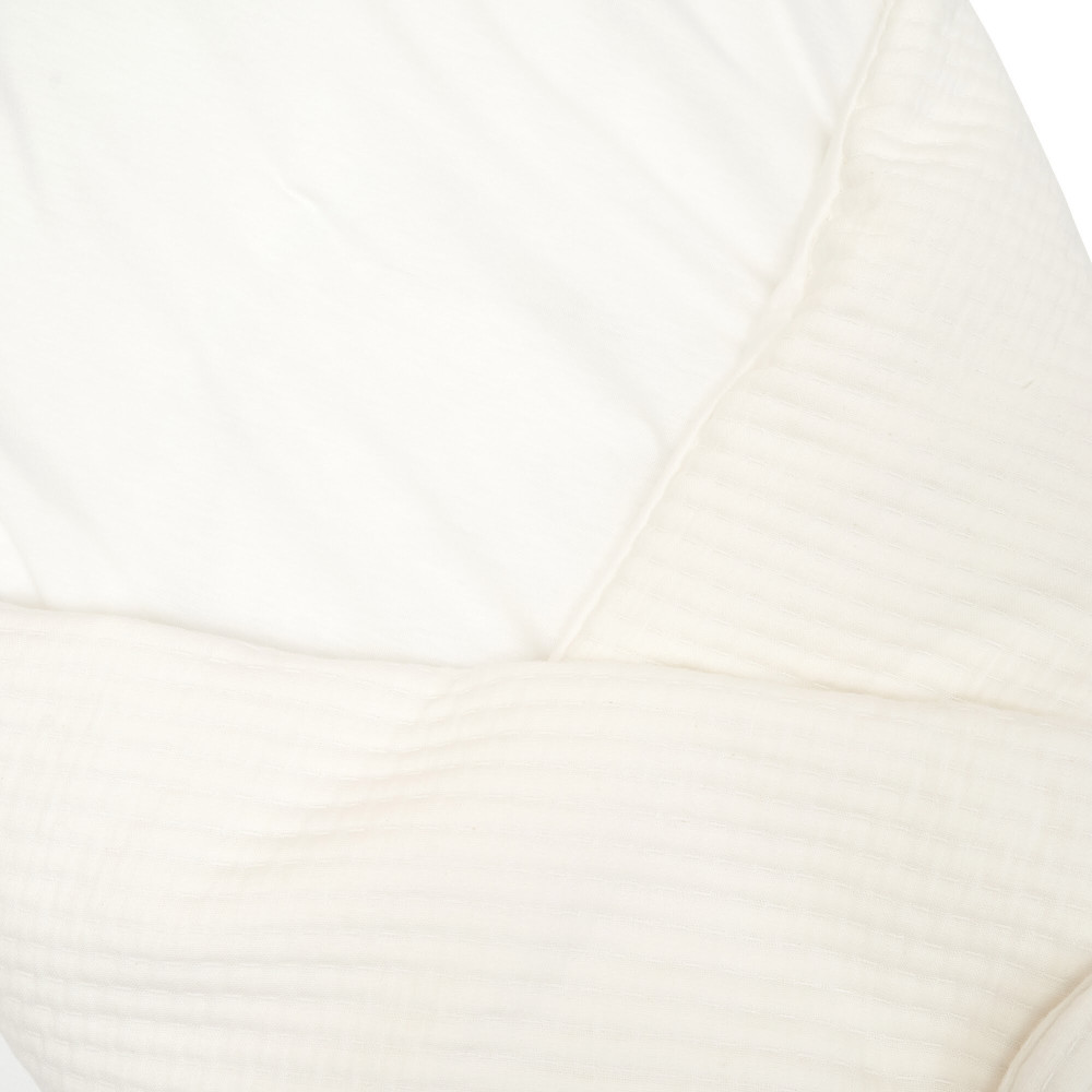 Twins Cotton New - конверт-плед 90 × 90 зі знімним наповнювачем • Ecru