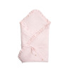 Twins Softie - конверт-плед на выписку 90 × 90 из интерлока • Pink
