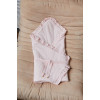 Twins Softie - конверт-плед на виписку 90 × 90 з інтерлоку • Pink
