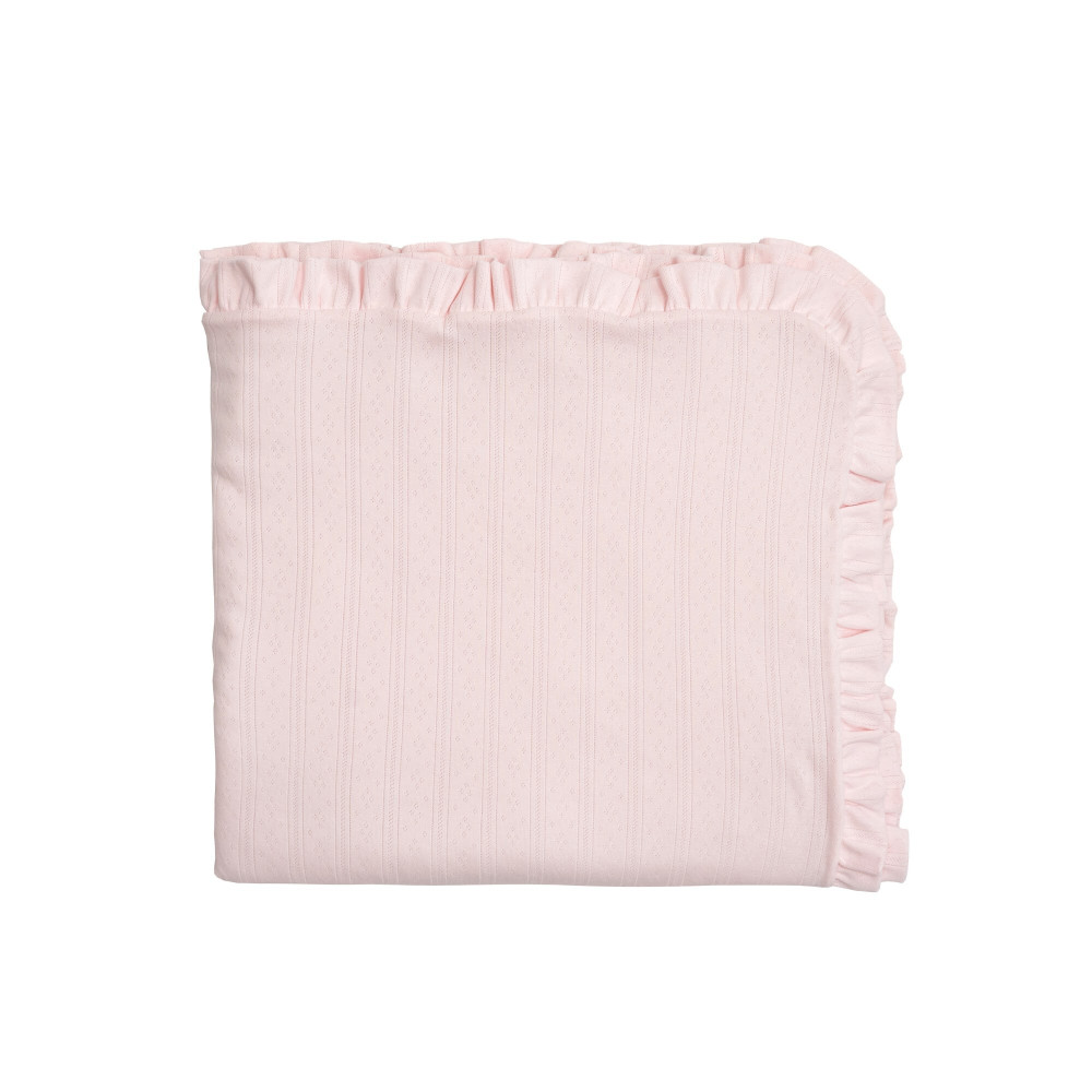 Twins Softie - конверт-плед на виписку 90 × 90 з інтерлоку • Pink