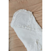 Twins Softie - конверт-плед на виписку 90 × 90 з інтерлоку • White