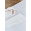 Twins Softie - конверт-плед на виписку 90 × 90 з інтерлоку • White