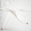Twins Softie - конверт-плед на виписку 90 × 90 з інтерлоку • White