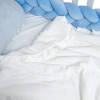 Twins Softie - конверт-плед на виписку 90 × 90 з інтерлоку • White