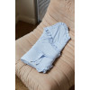 Twins Softie - конверт-плед на виписку 90 × 90 з інтерлоку • Blue