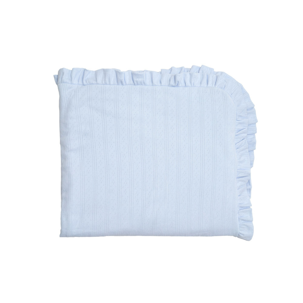 Twins Softie - конверт-плед на виписку 90 × 90 з інтерлоку • Blue Twins Softie - конверт-плед на виписку 90 × 90 з інтерлоку • Blue