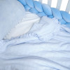 Twins Softie - конверт-плед на виписку 90 × 90 з інтерлоку • Blue