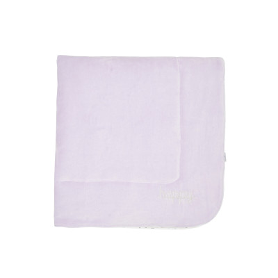 Twins Happy - дитячий плед 90 × 90 з вишивкою • Violet