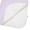 Twins Happy - дитячий плед 90 × 90 з вишивкою • Violet