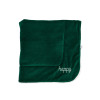 Twins Happy - дитячий плед 90 × 90 з вишивкою • Green