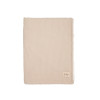 Twins Cotton 3D - двосторонній плед 100 × 80 з велюру та жакарду • Beige Twins Cotton 3D - двосторонній плед 100 × 80 з велюру та жакарду • Beige