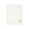 Twins Cotton 3D - двосторонній плед 100 × 80 з велюру та жакарду • Ecru Twins Cotton 3D - двосторонній плед 100 × 80 з велюру та жакарду • Ecru