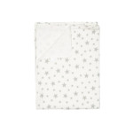 Twins Muslin Double - подвійний мусліновий плед 110 × 75 • Зірочка сіра Twins Muslin Double - подвійний мусліновий плед 110 × 75 • Зірочка сіра