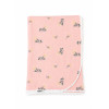 Twins Muslin Pompons - подвійний мусліновий плед 110 × 80 з помпонами • Pink/flower Twins Muslin Pompons - подвійний мусліновий плед 110 × 80 з помпонами • Pink/flower