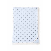 Twins Muslin Pompons - подвійний мусліновий плед 110 × 80 з помпонами • Blue/stars Twins Muslin Pompons - подвійний мусліновий плед 110 × 80 з помпонами • Blue/stars