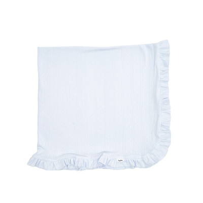 Twins Softie Unfilled - плед з інтерлоку 90 × 90 без наповнювача • Blue Twins Softie Unfilled - плед з інтерлоку 90 × 90 без наповнювача • Blue