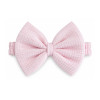 Twins Muslin Bow - декоративный бантик к конверту из муслина • Pink Twins Muslin Bow - декоративный бантик к конверту из муслина • Pink