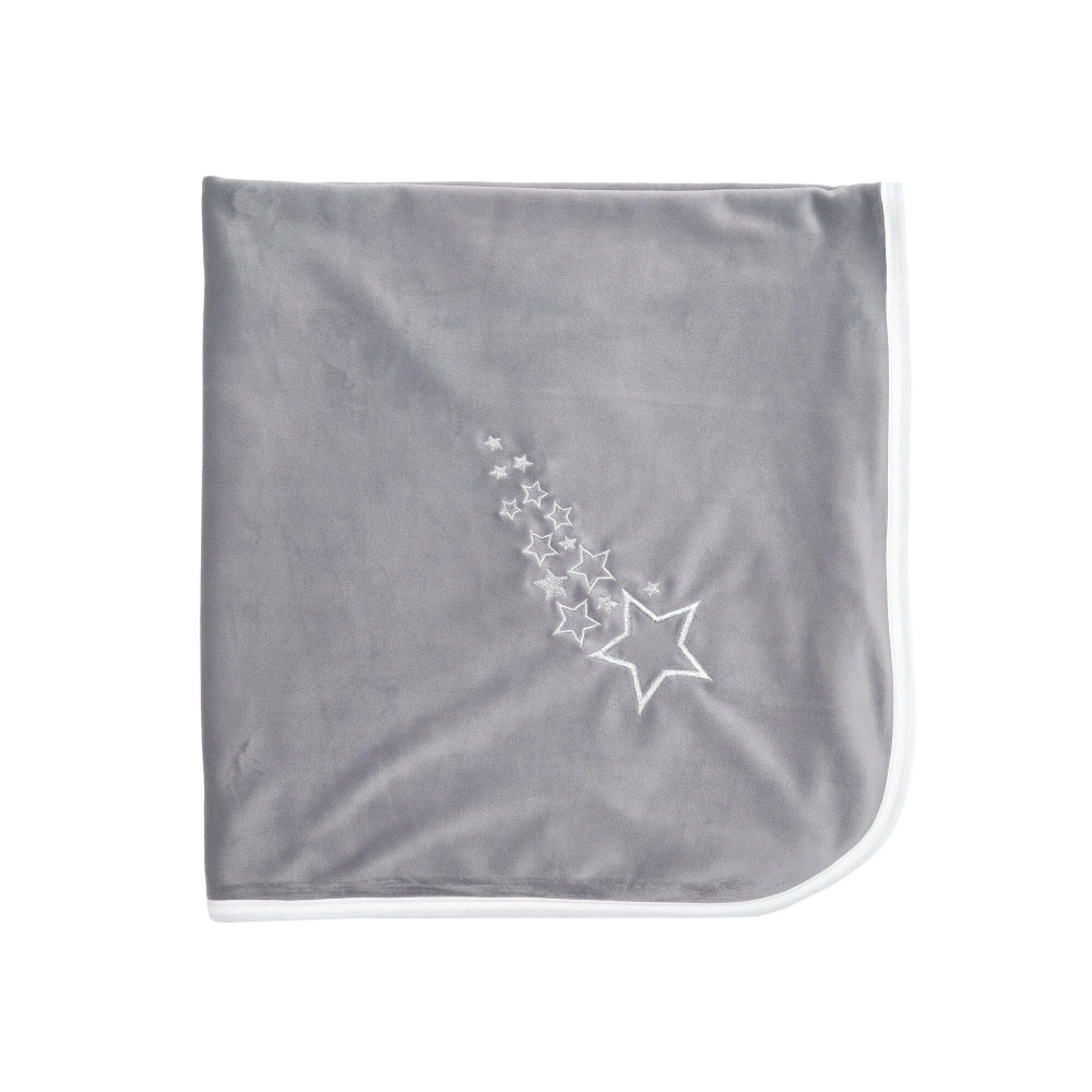 Twins Double Soft - плед велюровий 90×90 см • Grey