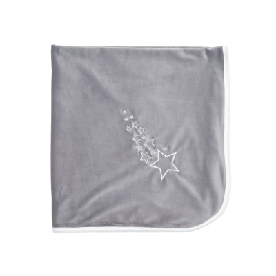 Twins Double Soft - плед велюровий 90×90 см • Grey