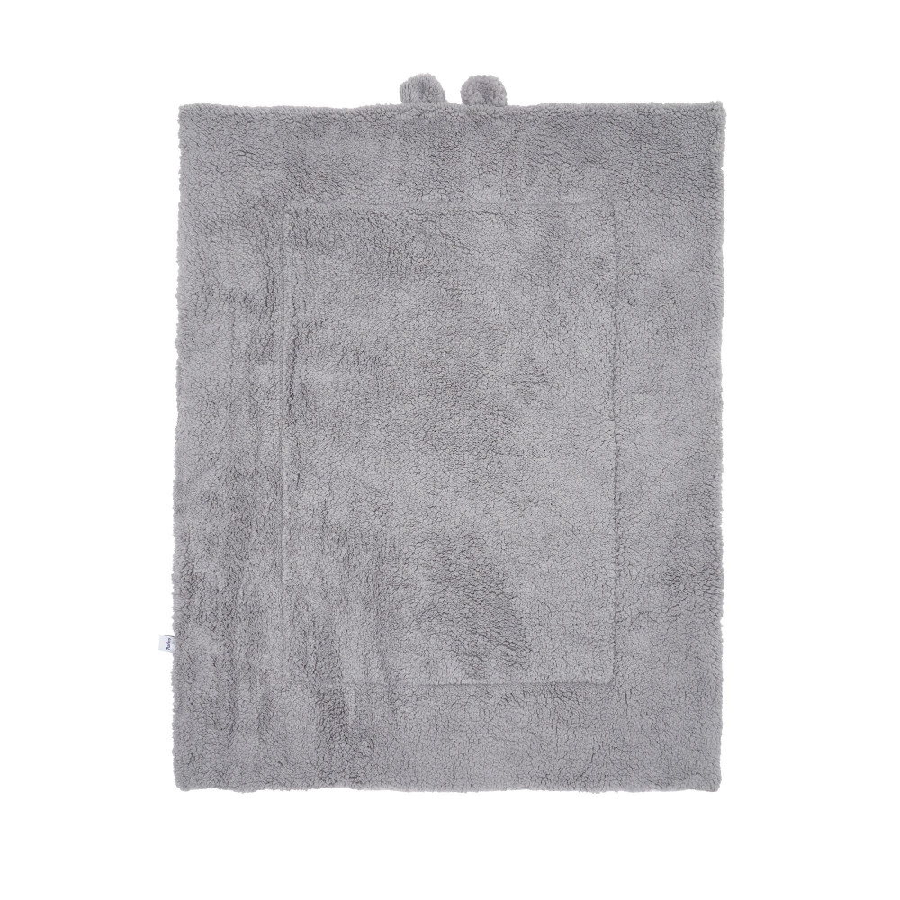 Twins Teddy - плед двосторонній 100×80 см • Grey