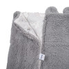 Twins Teddy - плед двосторонній 100×80 см • Grey