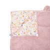 Twins Teddy - плед двосторонній 100×80 см • Powder pink