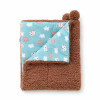 Twins Teddy - плед двосторонній 100×80 см • Brown